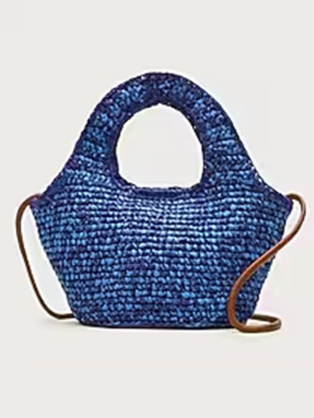 J crew Small handwoven tote in marled